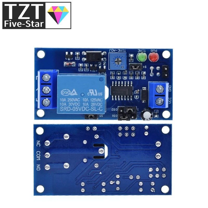 Релейный модуль времени постоянного тока 5 В 12 реле с нормальной задержкой
