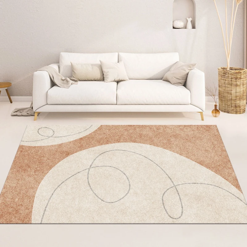 

Современные минималистичные простые ковровые покрытия в скандинавском стиле для гостиной, спальни, журнального столика, дивана, декоративный ковер, большой домашний ковер, индивидуальная Настройка