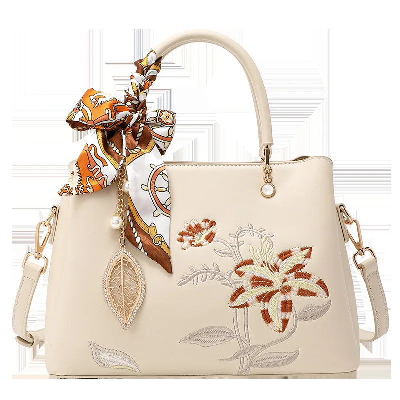 Новая легкая роскошная сумка большой вместимости в китайском стиле с вышивкой