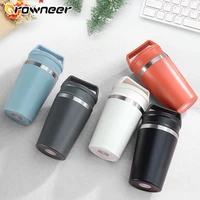 portable coffee thermos cup stainless steel 304 multipurpose insulation water cups transom lid car car office use thermal mug