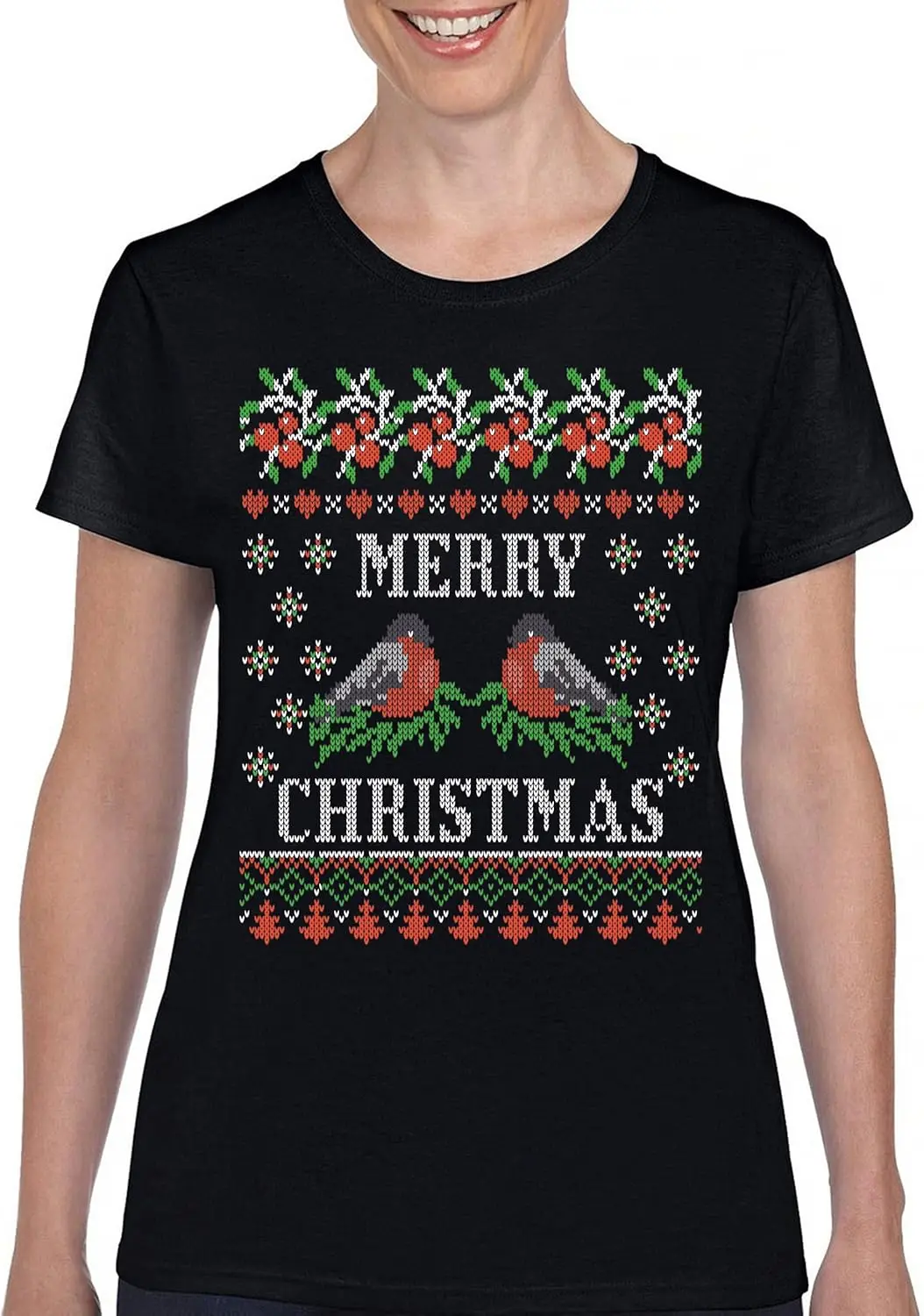 Женская футболка с надписью &quotMerry Christmas&quot