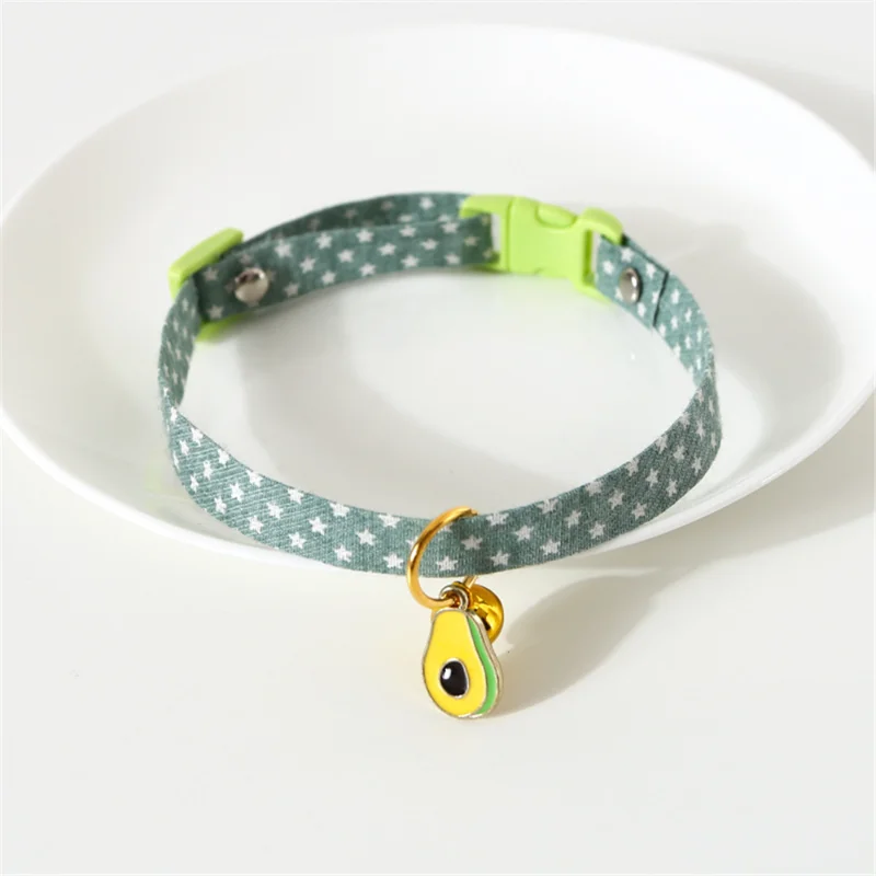 

Fashion Dog Cat Collar with Bells Adjustable Pet Collar Belt Japanese Cute Kitten Necklace Pendant for Puppy Small Dogs Stuff