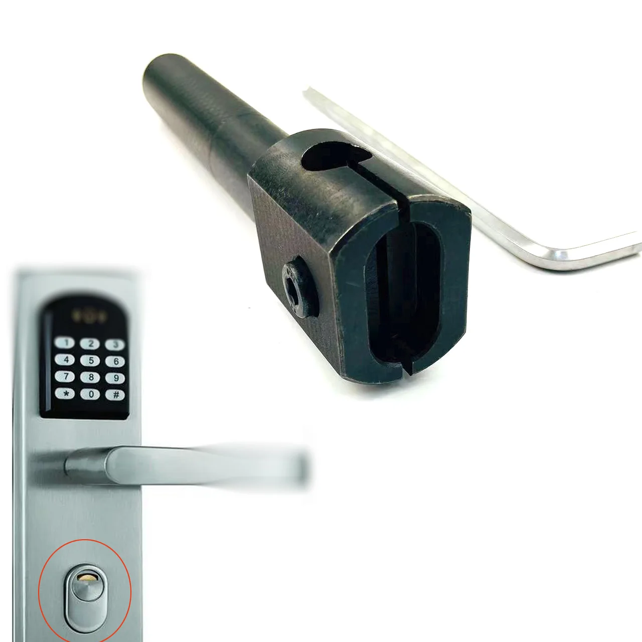 2 в 1 замок цилиндровый Съемник Snapper один стержень с шт. съемника LockPick для дверного