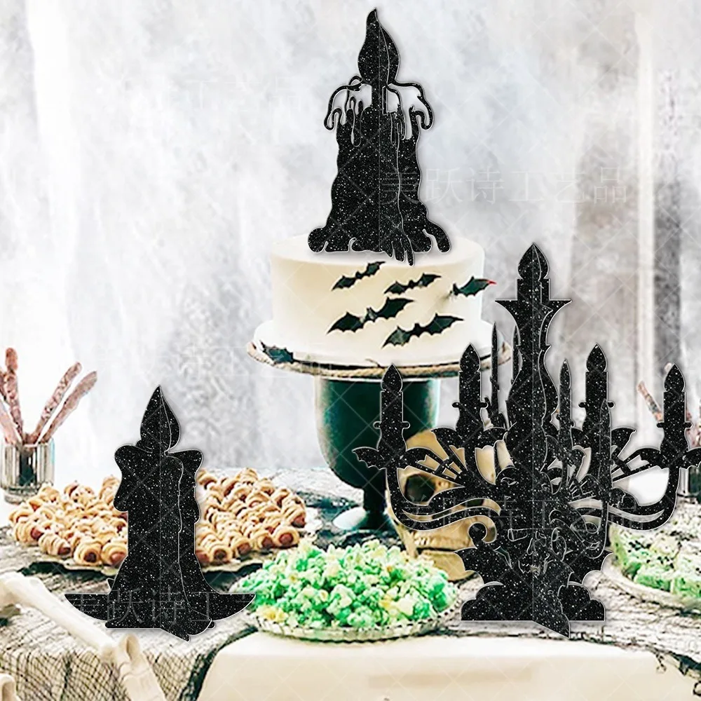 Украшение на Хэллоуин 3D искусственный дом с привидениями Настольная Композиция