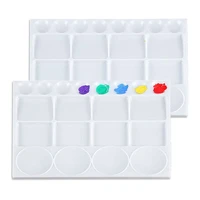2pcs paint tray palette painting watercolor palette for watercolors gouache painting oil paints for student craft diy projects