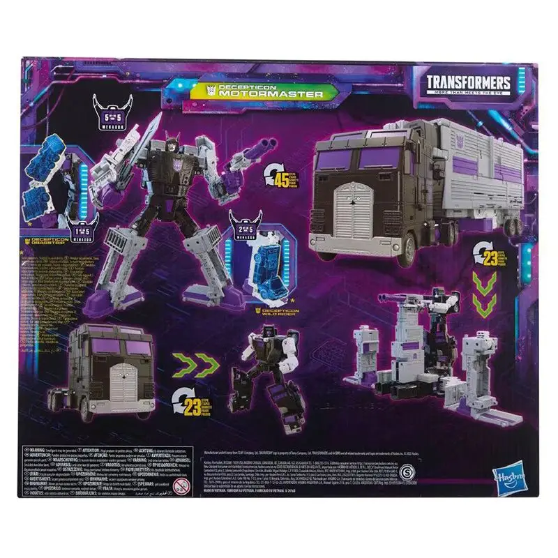 

Original Transformers Toys Generations Legacy Series Commander Decepticon Motormaster Combiner Anime Figures Model Toys
