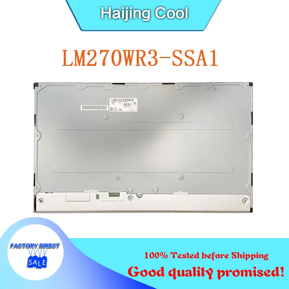 Original New IPS  LCD Screen LM270WR3 SSA1 For 27UD68 DELL Inspiron 27 Inch 7775  or LM270WR3 SSB1 LM270WR3 SSC1 for LG 27UL650