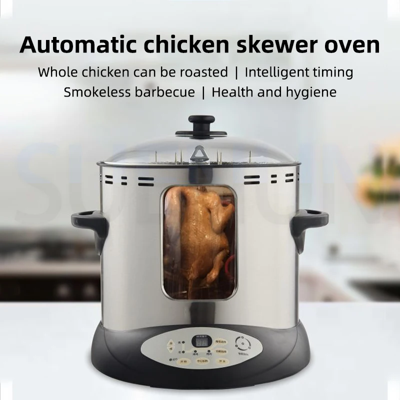 Коммерческая печь-гриль духовка для обжарки курицы жареной утки полностью