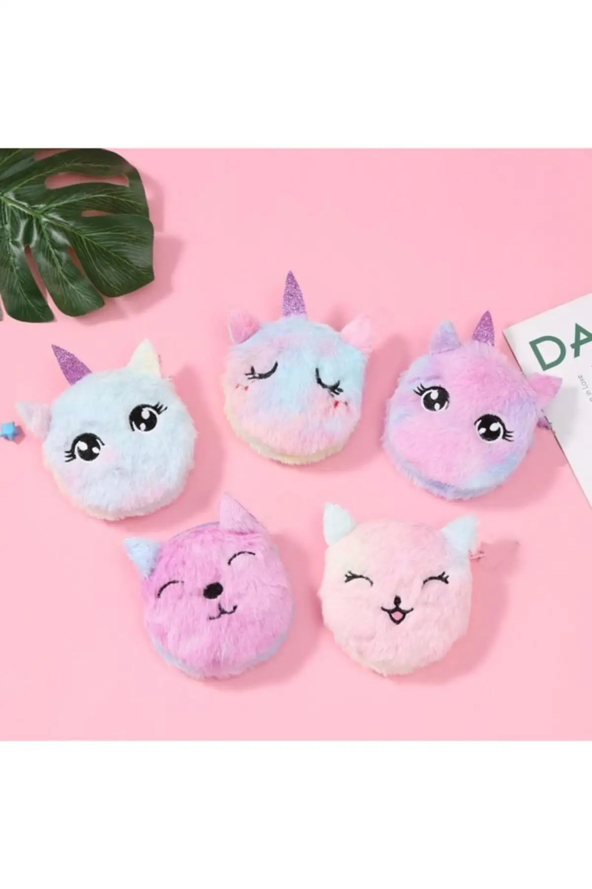 

Cute Unicorn Purse Makeup Bag Plush Keychain Hdmarket Cool Kids Cute Light Small Children Toys Daily Use