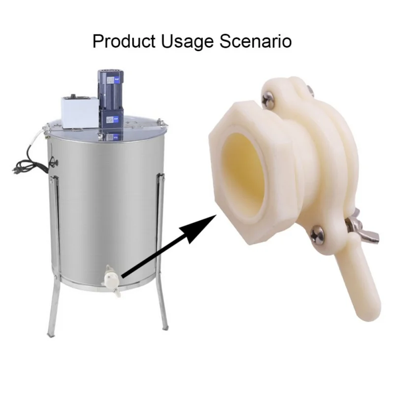 

4 Pcs Durable Nylon Bee Honey Tap Gate Valve Beekeeping Extractor Bottling Honey Gate Honey Extractor Beekeeping Equipment Tool