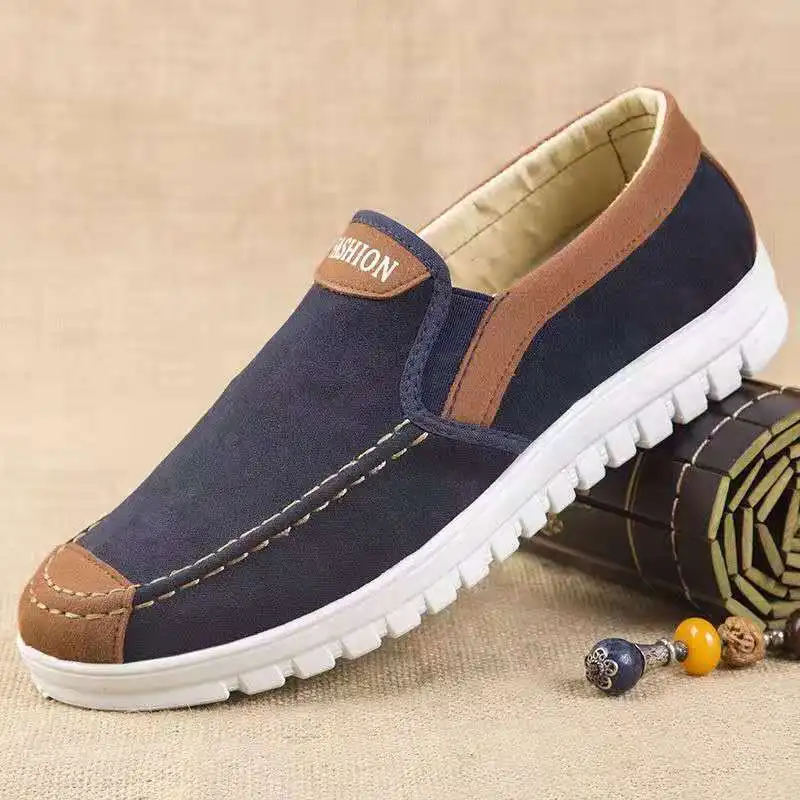 

22 spring summer new old Beijing cloth shoes men's shoes dad casual walking shoes a pedal middle-aged and elderly men's shoes