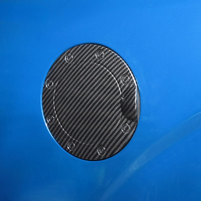 

BAWA Carbon Fiber Grain Fuel Door Filler Gas Tank Cap Cover Accessories For Ford F150 2015+
