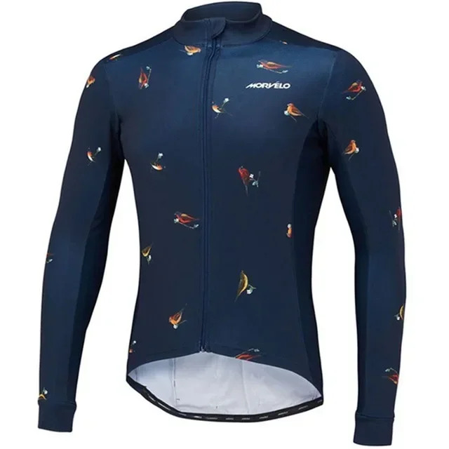 Велосипедный трикотаж POO Team одежда с длинными рукавами комплект одежды для