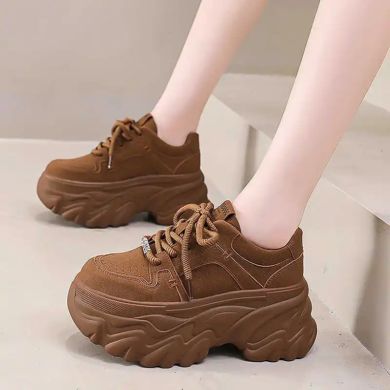 Женские кроссовки на платформе теннисные женские корейские туфли женская обувь