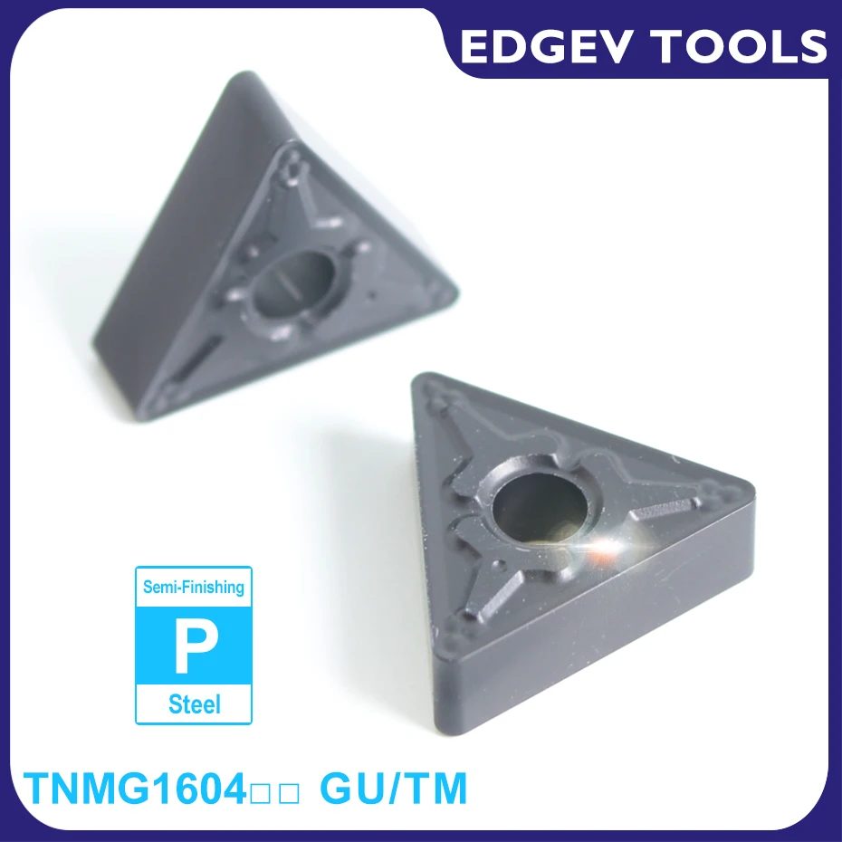 

10pcs TNMG160404 TNMG160408 TNMG331 TNMG332 GU TM External Turning Tool Tungsten Carbide Insert Lathe Cutter Steel P