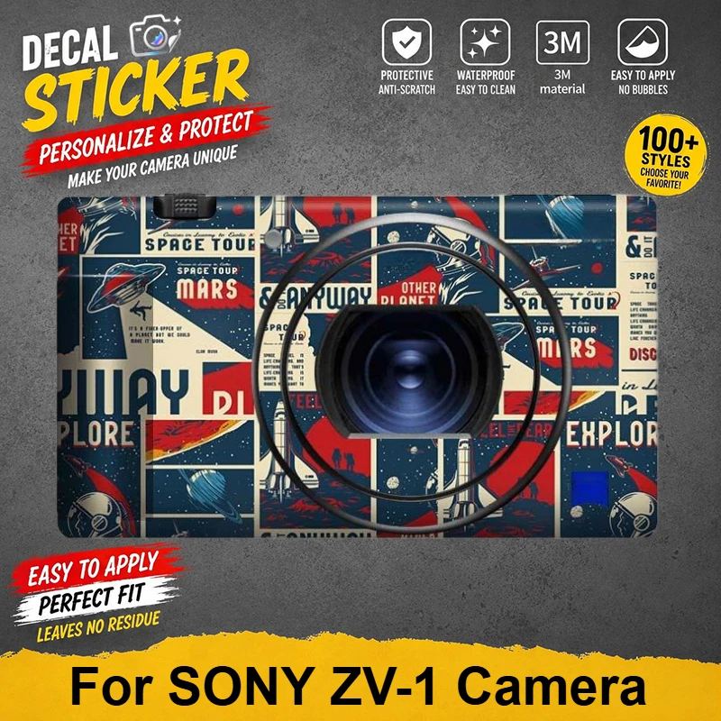 Фото Наклейка-пленка PrizMo для камеры Sony ZV1, премиум-защита от царапин, наклейка-пленка для камеры Sony ZV-1 №1
