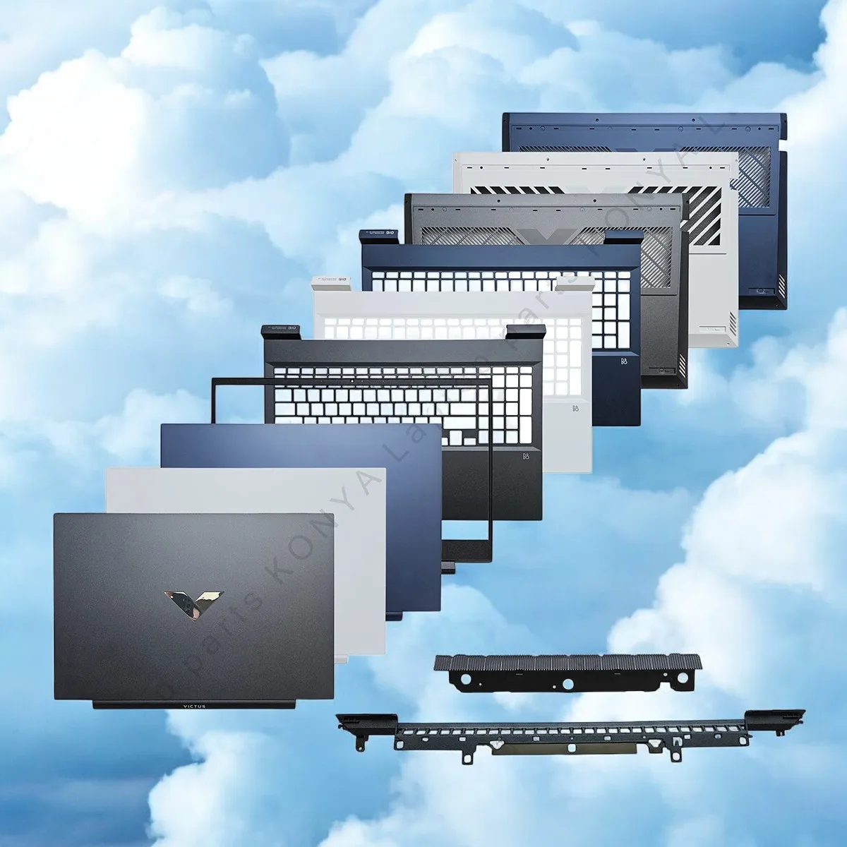 Новый оригинальный для ноутбука HP Victus 7 8 16-D 16-E TPN-Q263 TPN-Q264, задняя крышка ЖК-дисплеяпередняя панельподставка для рукнижняя часть корпусадетали (art.: 3920cfe9cc192) - 3920cfe9cc192