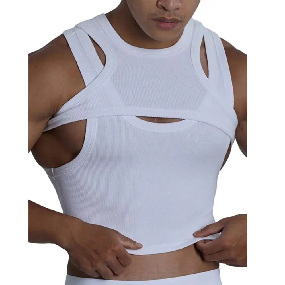 

Майка мужская быстросохнущая, на бретелях, без рукавов, 2023