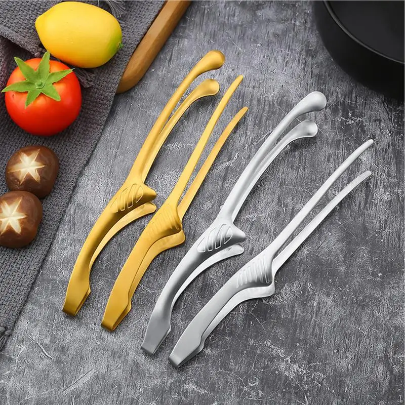 

Kitchen Tongs One-Piece Molding Non-Slip Kitchen Tongs One-Piece Molding Handy Utensil For Serving Barbecue Buffet Salad Cooking