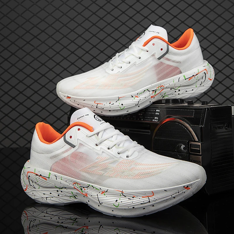 Профессиональные кроссовки Feiying PB2.0 для марафона из углеродного волокна, дышащие мужские и женские кроссовки для бега на большие расстояния Anti Pro