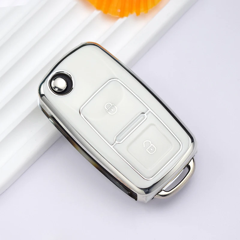 

Корпус с двумя/3-мя кнопками для Volkswagen VW Passat B5 B6 B7 Golf POLO Tiguan EOS Scirocco Jetta MK6 Octavia ТПУ Автомобильный Дистанционный ключ