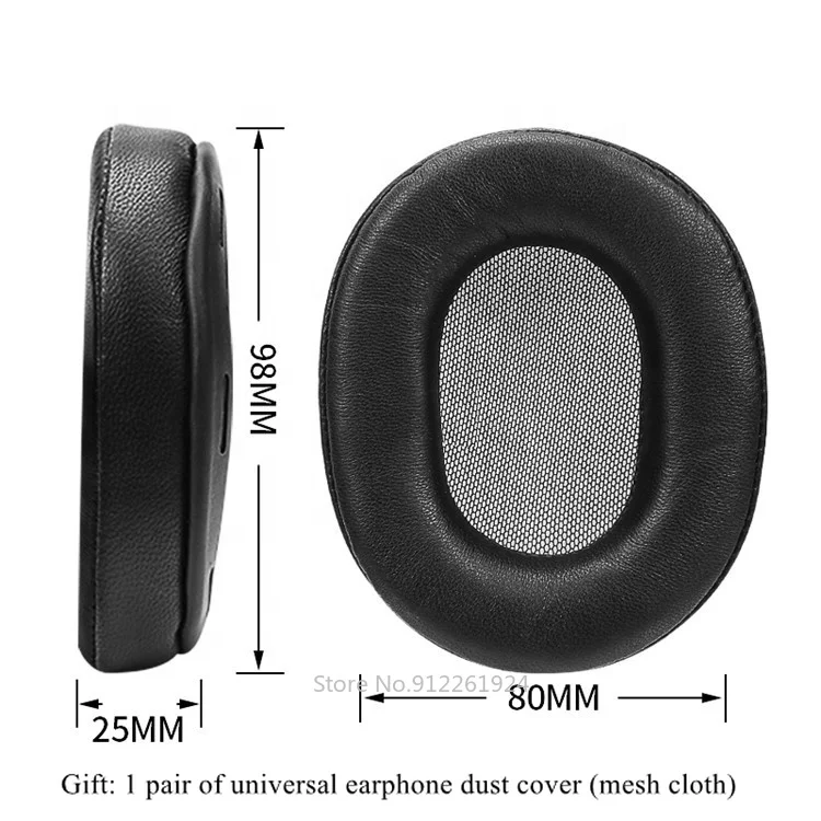 

Replacement Earpads Earmuff Cushion for sony MDR-1R MK2 1RBT 1ADAC MDR-1A 1ABT Protein Softer Leather Ear Pad Earphone
