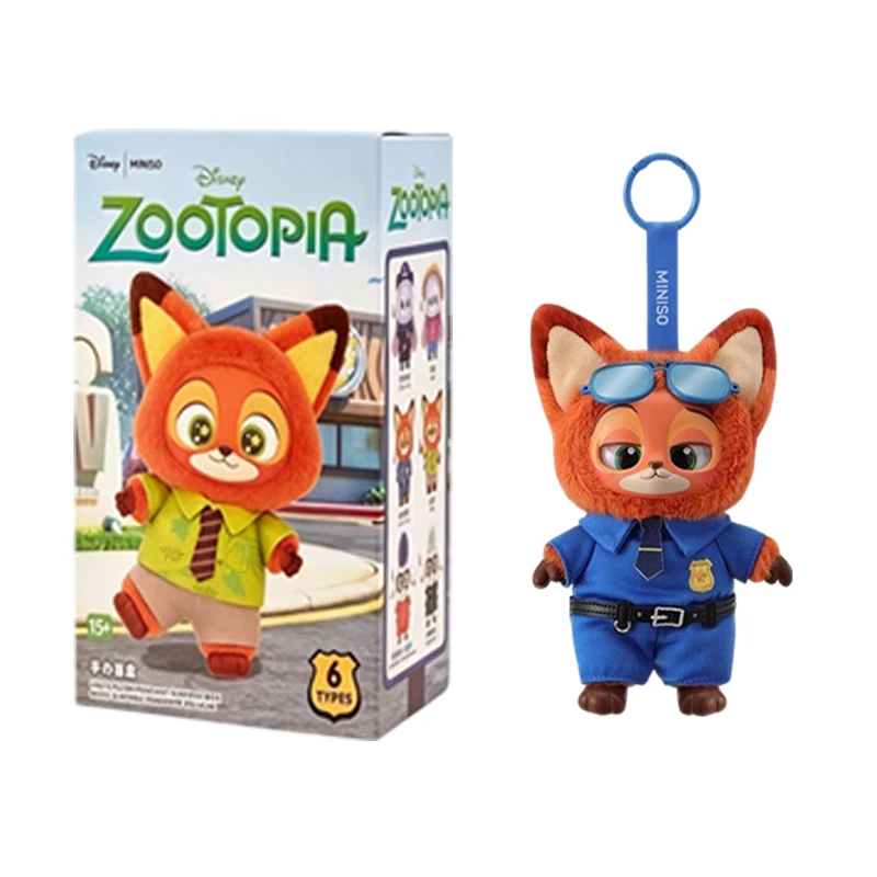 Фото Новая оригинальная серия виниловых фигурок Zootopia: милые мультяшные персонажи, виниловые плюшевые игрушки-подвески для сумок, игрушки-сюрпризы, модные подарки №3