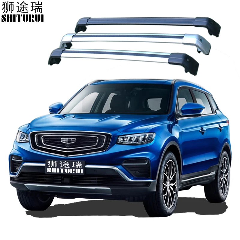 

Кровельные рейки для Geely BO YUE pro 2021 2022 2023 2024, боковые рейки из алюминиевого сплава, поперечные рейки, багажник на крышу