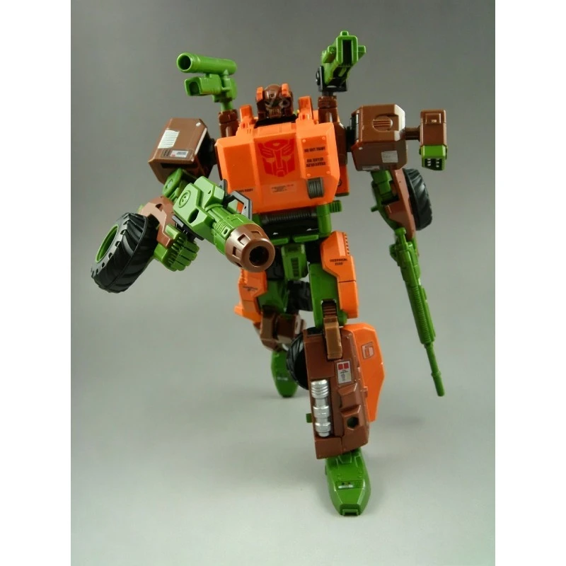 Фото В наличии: Коллекционная модель робота Hasbro Transformers Classic Toy 30th Anniversary Voyager Class Roadbuster, шарнирная, подарочная. №2