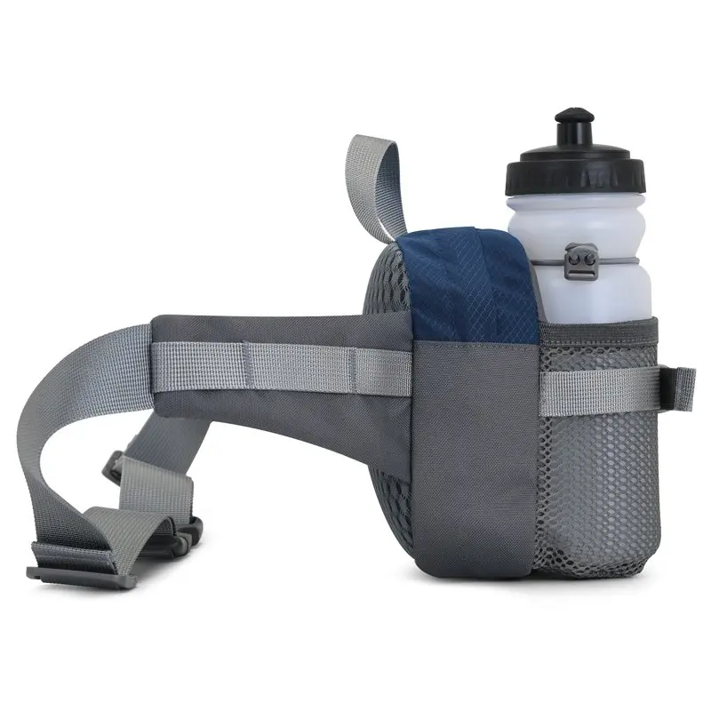 Outdoor Sports Waist Pack with Water Bottle Holder Bum Bag Waist Pouch  Hiking Cycling Running