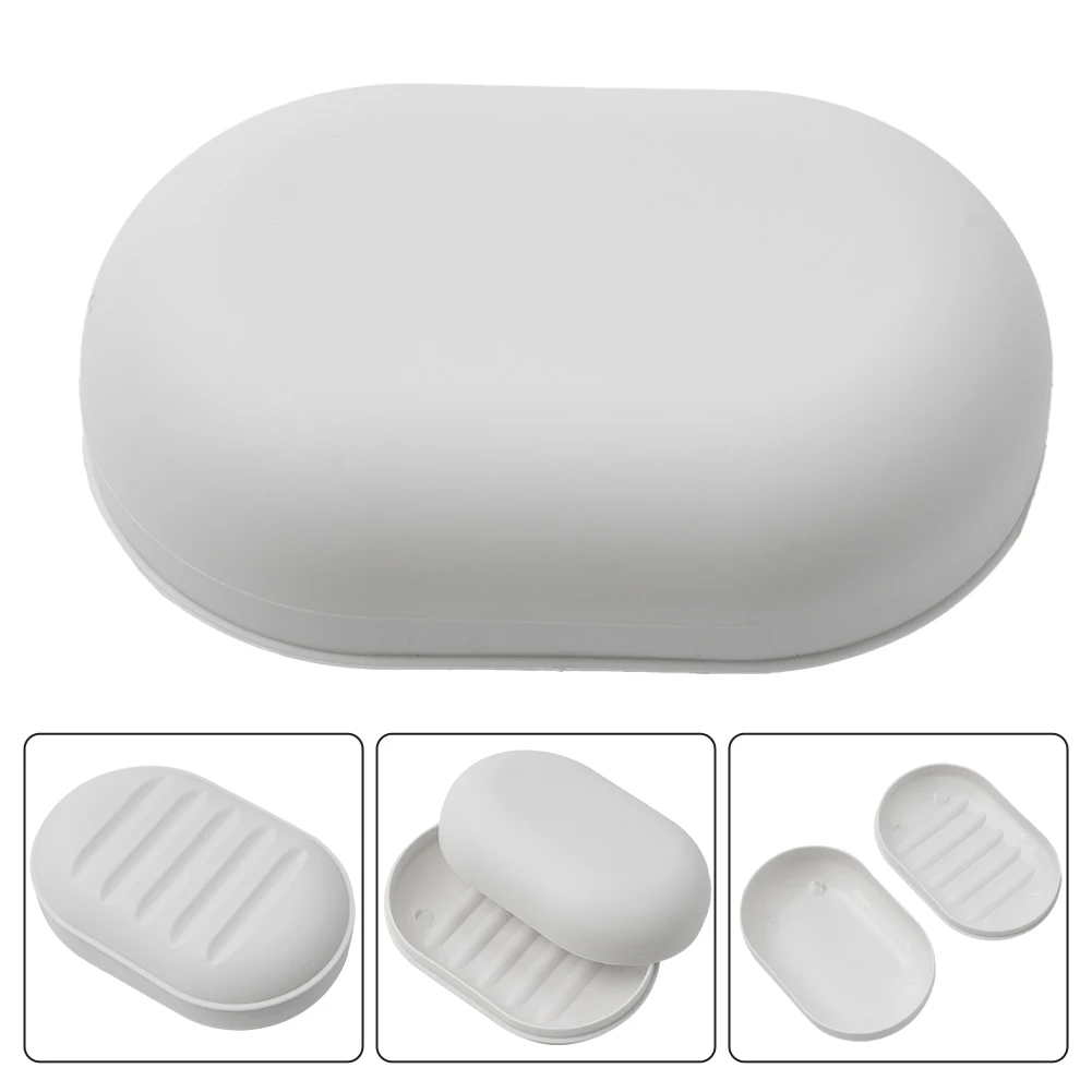 

Soap Dish With Lid Soap Storage Box Portable Waterproof Travel Home Bathroom Soap Container Multifunctional Soap Rack