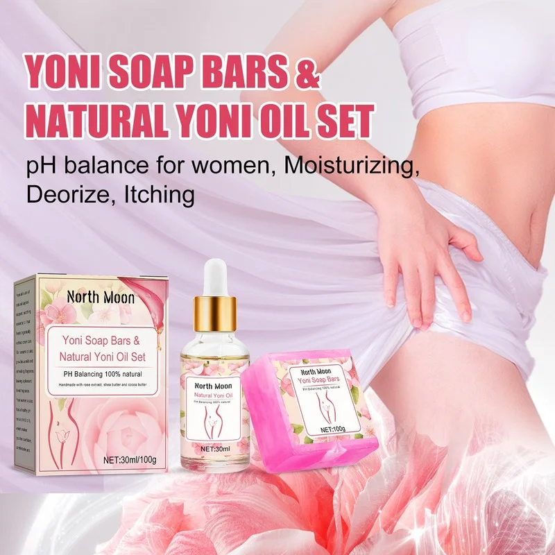 Women's Private Part Cleansing Vaginal Lips Essence Deodorant Gentle Cleansing Soap Oil To Prevent Itching and Dryness Feminine