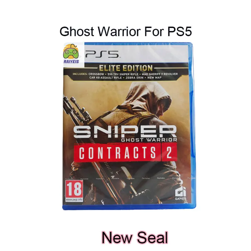

Ghost Warrior Game For Ps5 With English language New Sealed Entity Game Free Shipping