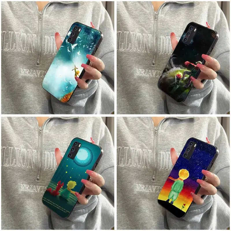 

Little Prince Phone Case For Huawei G7 G8 P7 P8 P9 P10 P20 P30 P50 Lite Mini Pro P Smart Plus Coves