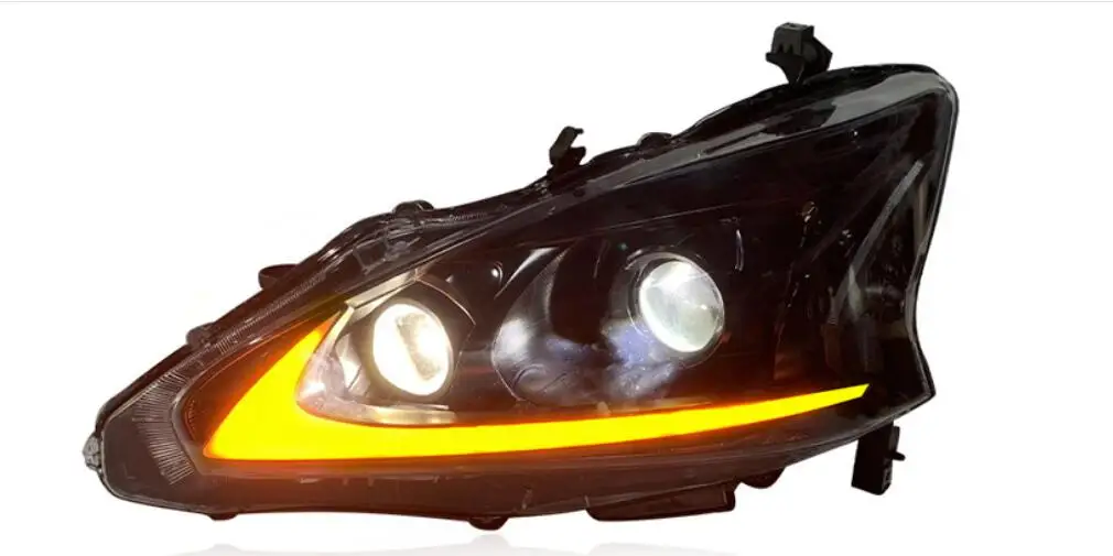 Фото Автомобильный передний фонарь для Nissan Teana, фара ALTIMA LED 2013 ~ 2015y, автомобильные аксессуары DRL, противотуманные фары для Nissan Teana №5