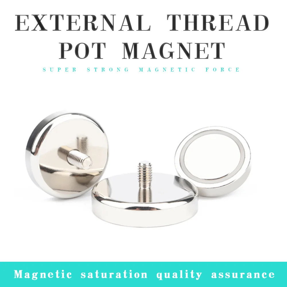 Сильная внешняя Магнитная неодимовая магнитная присоска с винтовым основанием