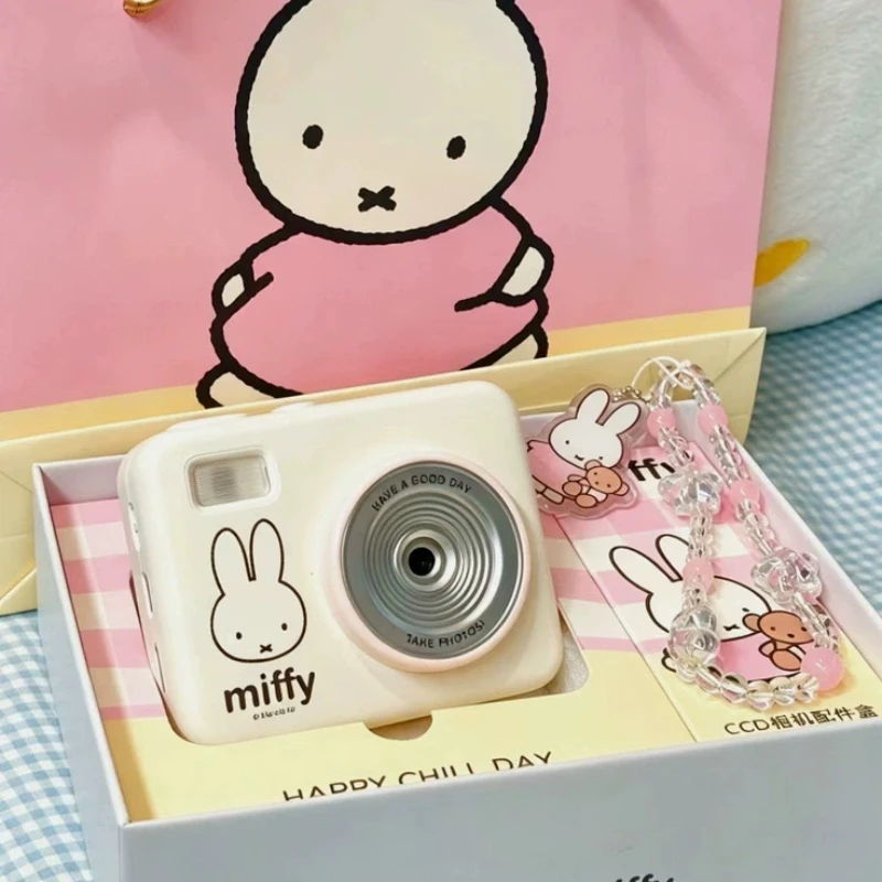 Фото Камера Miffy CCD, 68 миллионов пикселей, поворотный экран на 180 градусов, встроенный светодиодный фонарь, 10 фильтров, без карты памяти, подарок на день рождения для девочки №5