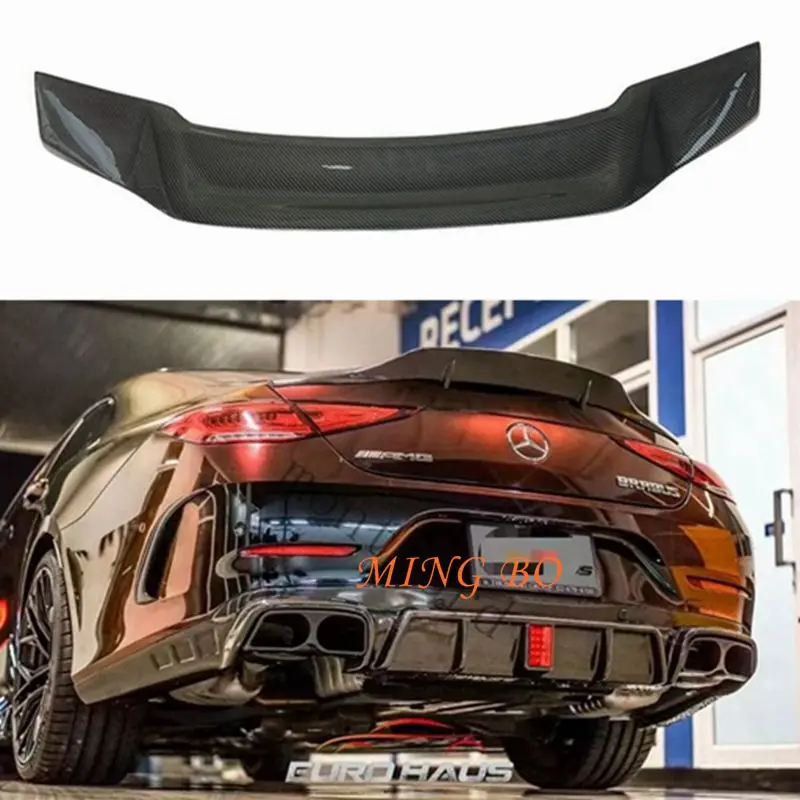 

FOR Mercedes-Benz CLS C257 W257 R Style Carbon Fiber Rear Spoiler Trunk Wing 2017-2023 FRP Forged carbon
