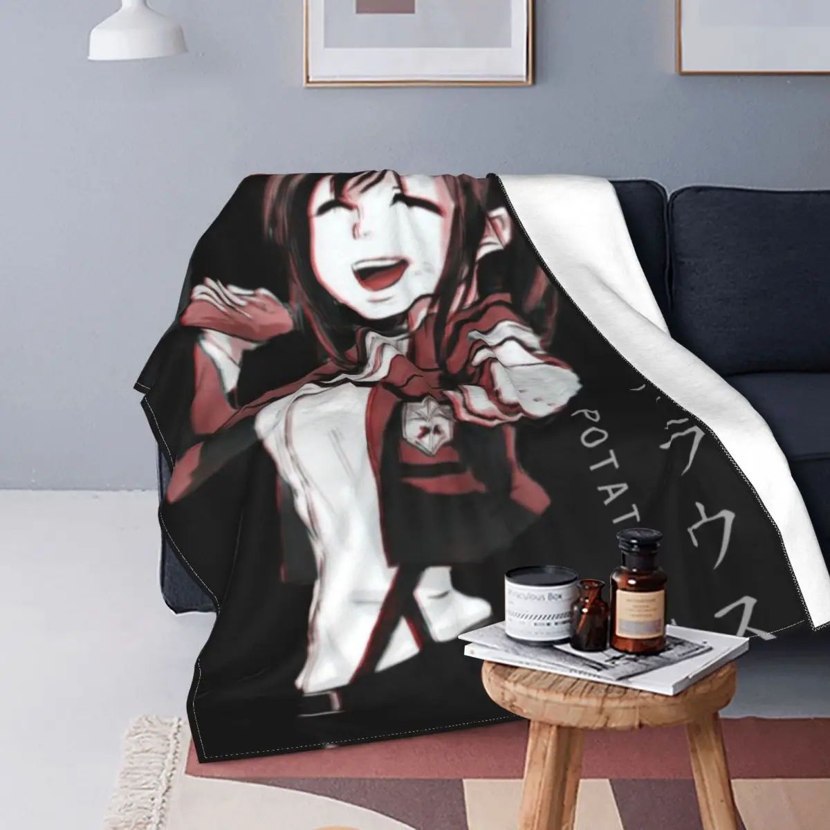 

Attack On Titan Sasha Braus Blanket Soft Flannel Fleece Warm Japan Manga Anime Throw Blankets for Car Bed Couch Bedspreads