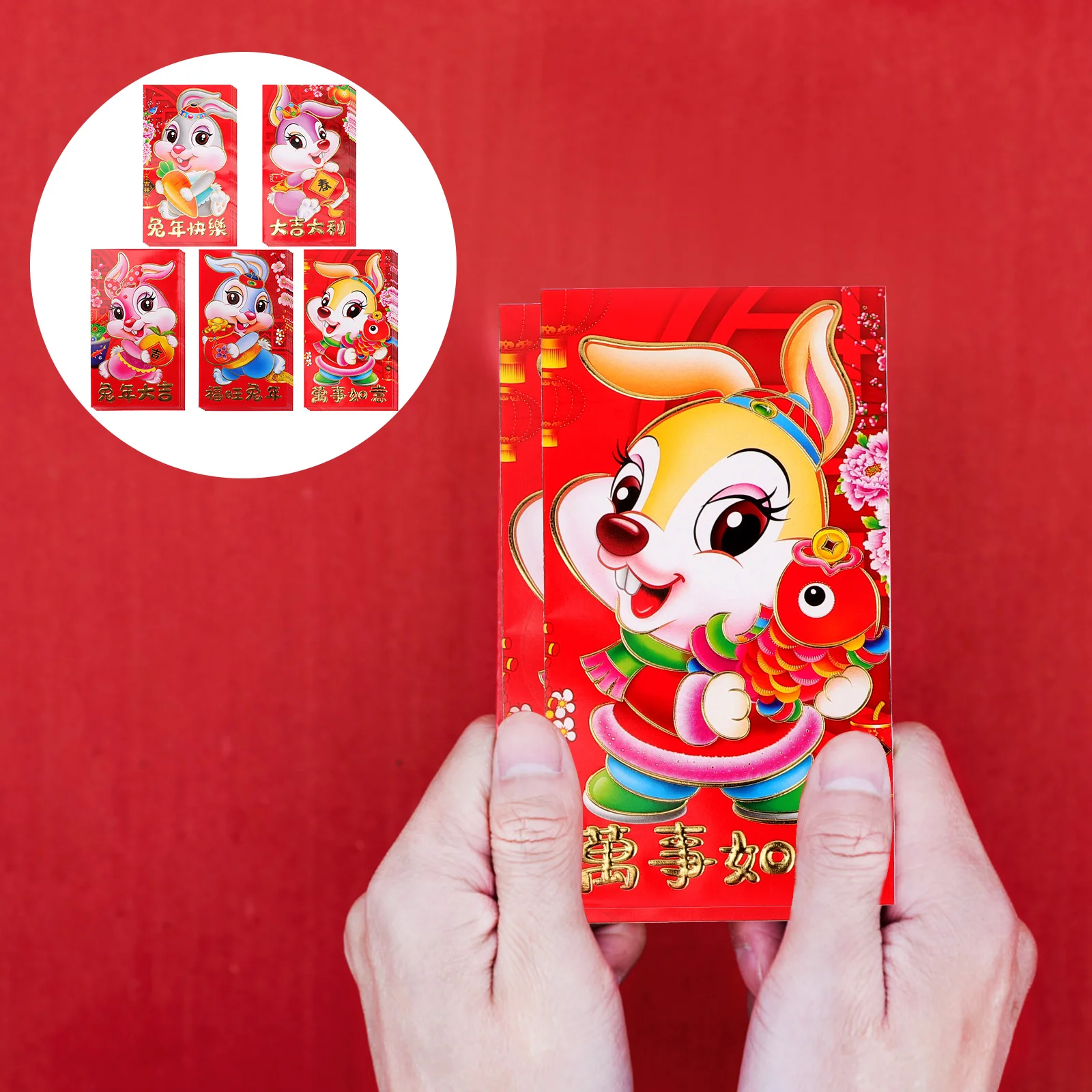 

Red Year Packet Envelope Envelopes Rabbit Money New Chinese Packets Spring Festival Luck Cash Bao Hongpocket Bunny Partyzodiac