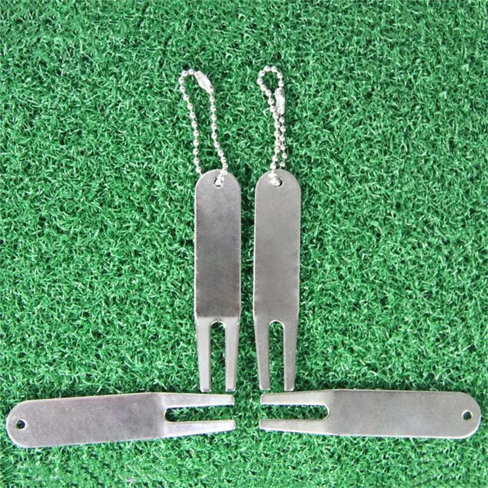 Инструмент для ремонта Divot из цинкового сплава с цепями бусин легкая вилка гольфа