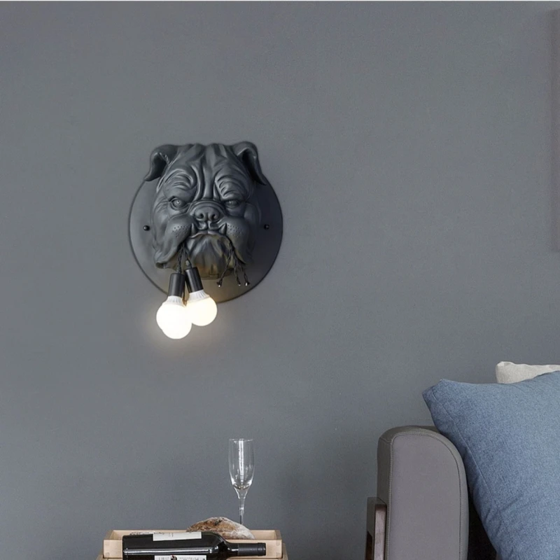 Настенные светильники в скандинавском стиле с изображением животных