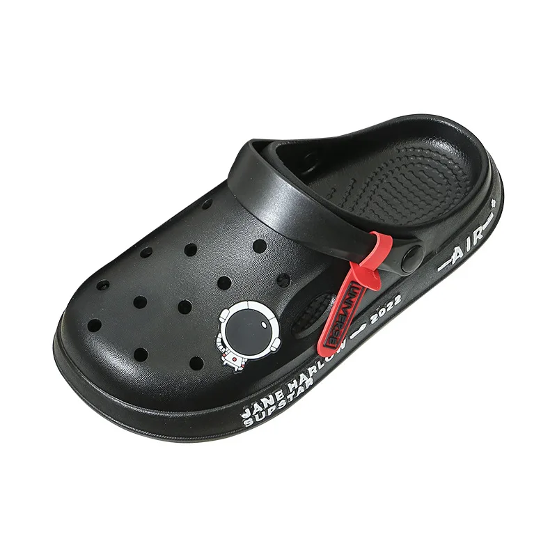 

Hole Shoes Men's 2023 New Fashion Simple Couple Thick Bottom Slippers Baotou Sandals Casual Soft Bottom Beach Shoes for Men