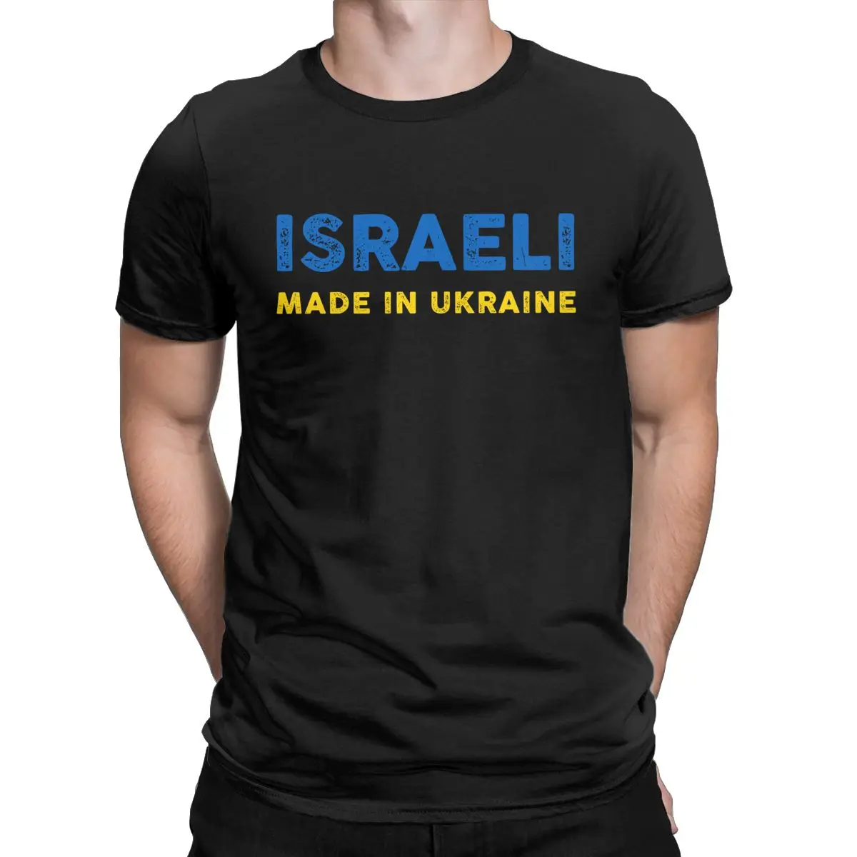 

ISRAELI Made in Ukraine Defender Gift T-shirt for Men 100% cotton Short Sleeve O Neck T-Shirts Pure Cotton 2022 fashion Clothes