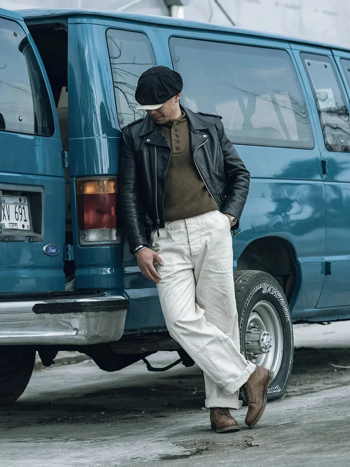 Прочный свитер Bronson с высоким воротом в винтажном стиле мужской пуловер милитари