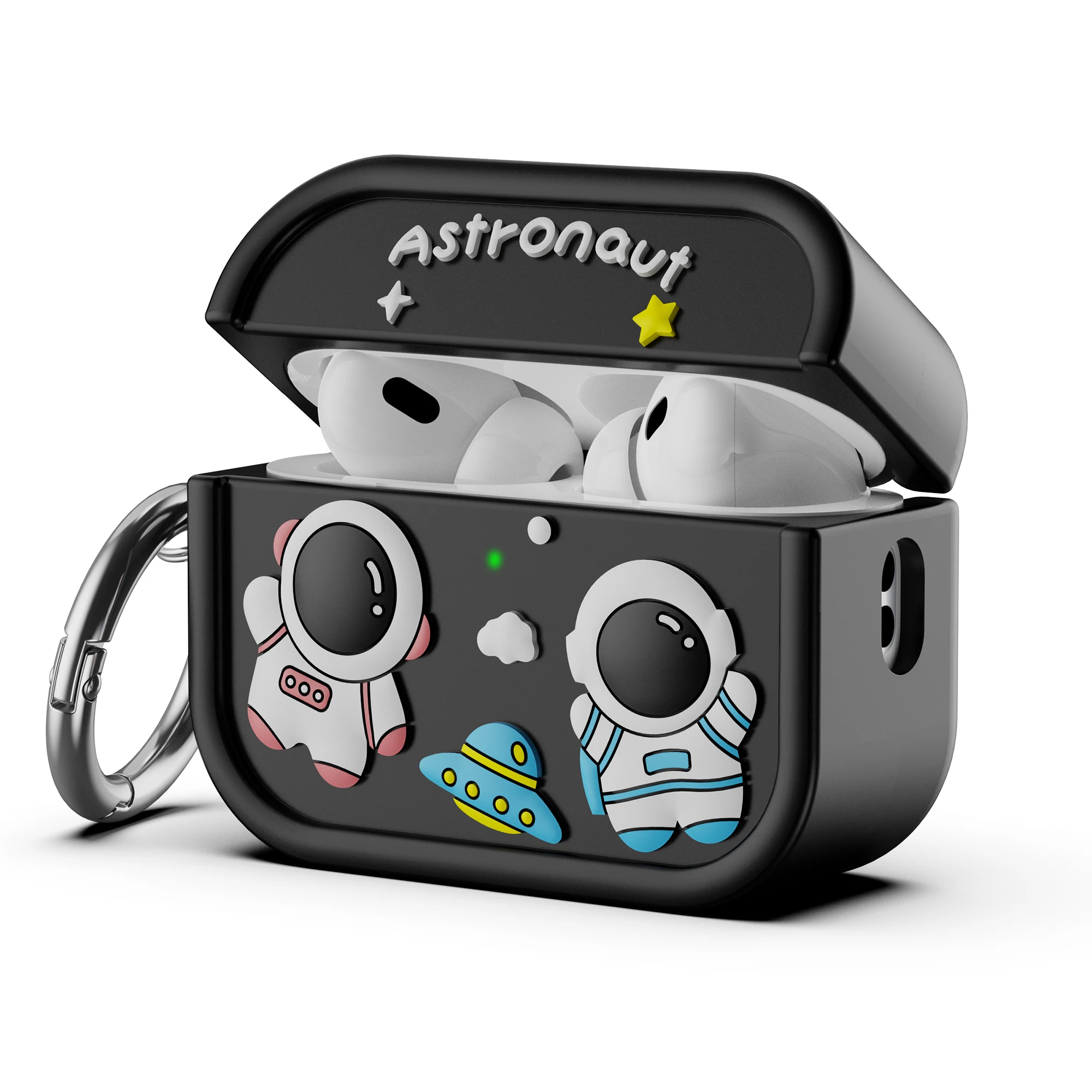 Мягкий Силиконовый Чехол Astronaut Space Moon Для Apple AirPods Pro 2 3-го Поколения