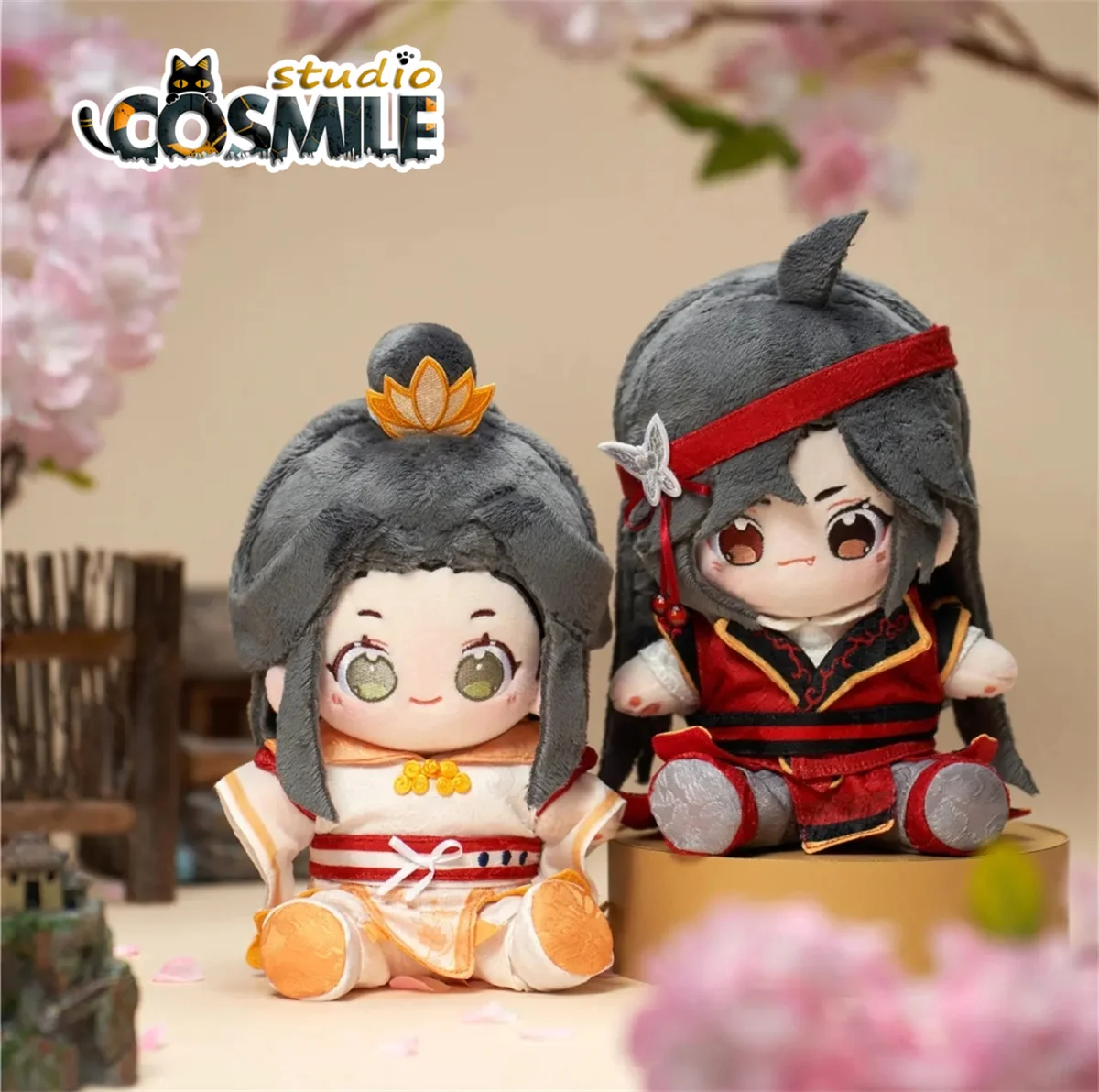 

Официальное Оригинальное аниме Tian Guan Ci Fu TGCF, оригинальный античный костюм Xie Lian Hua Cheng, плюшевая кукла, одежда Bi Sa
