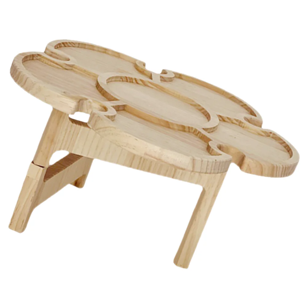 

Outdoor Folding Table Collapsible Foldable Picnic Tables Floor Holder Beach Wood Storage Accessories Travel Supplies