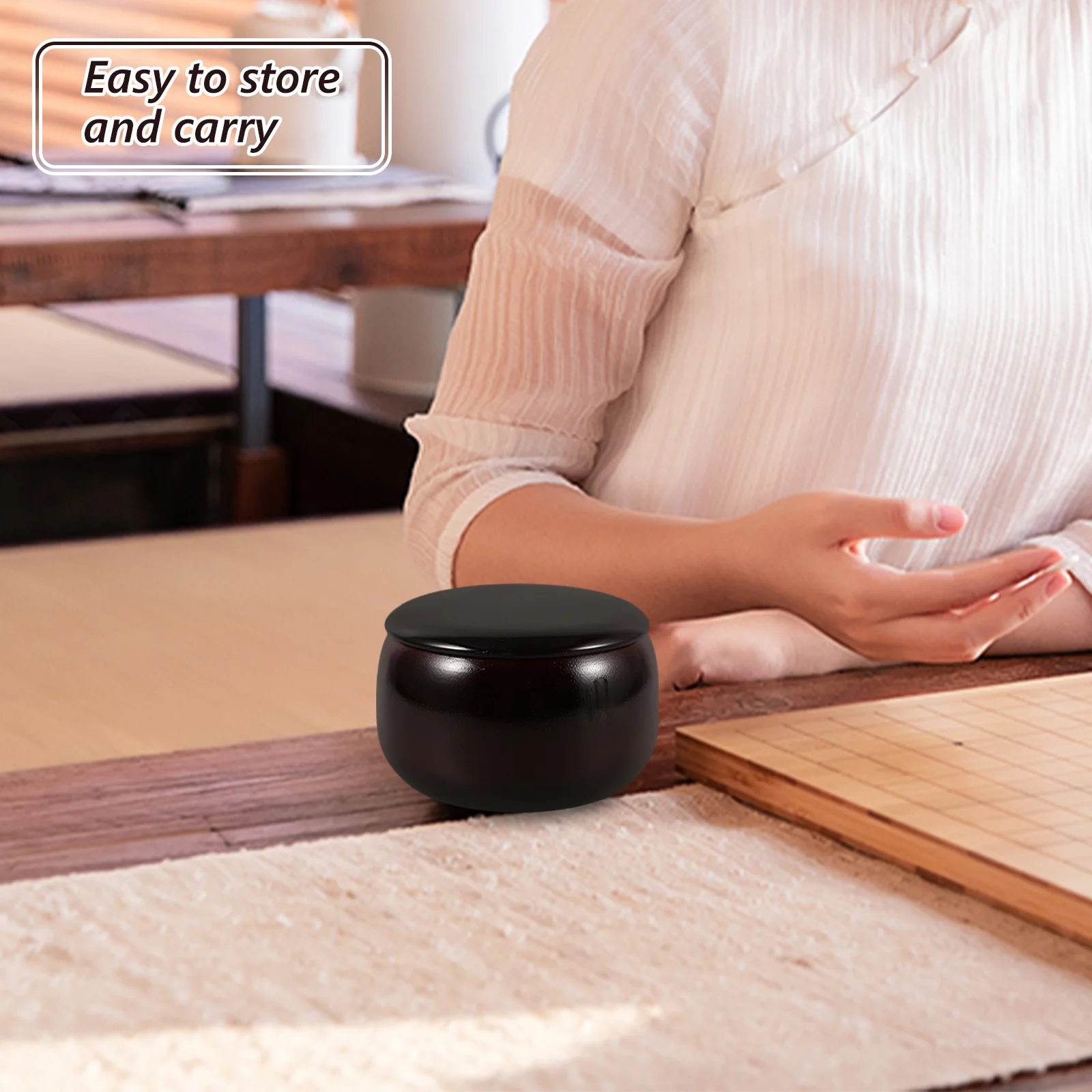 Go Jar Китайские шахматы Контейнер для хранения Большие игровые части Чаши досок