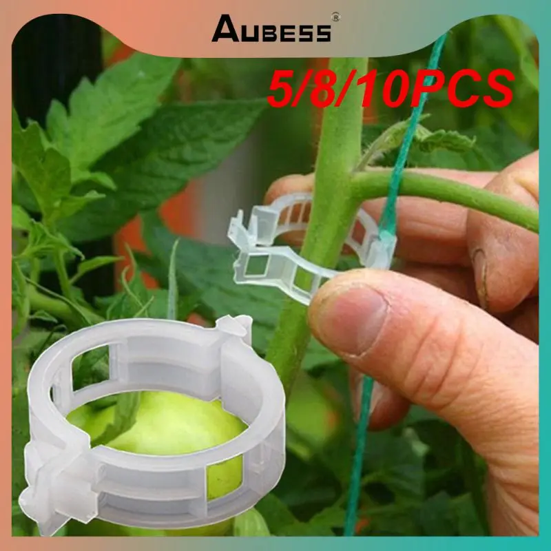 

50/100 Reusable Plastic Plant Support Clips For Plants Hanging Vine Clips Garden Greenhouse Vegetables Tomato Clips Plant Clips